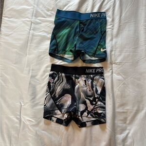 Nike Pro 3 inch Spandex Shorts Bundle! Size XS! Multiple Colors & Prints!